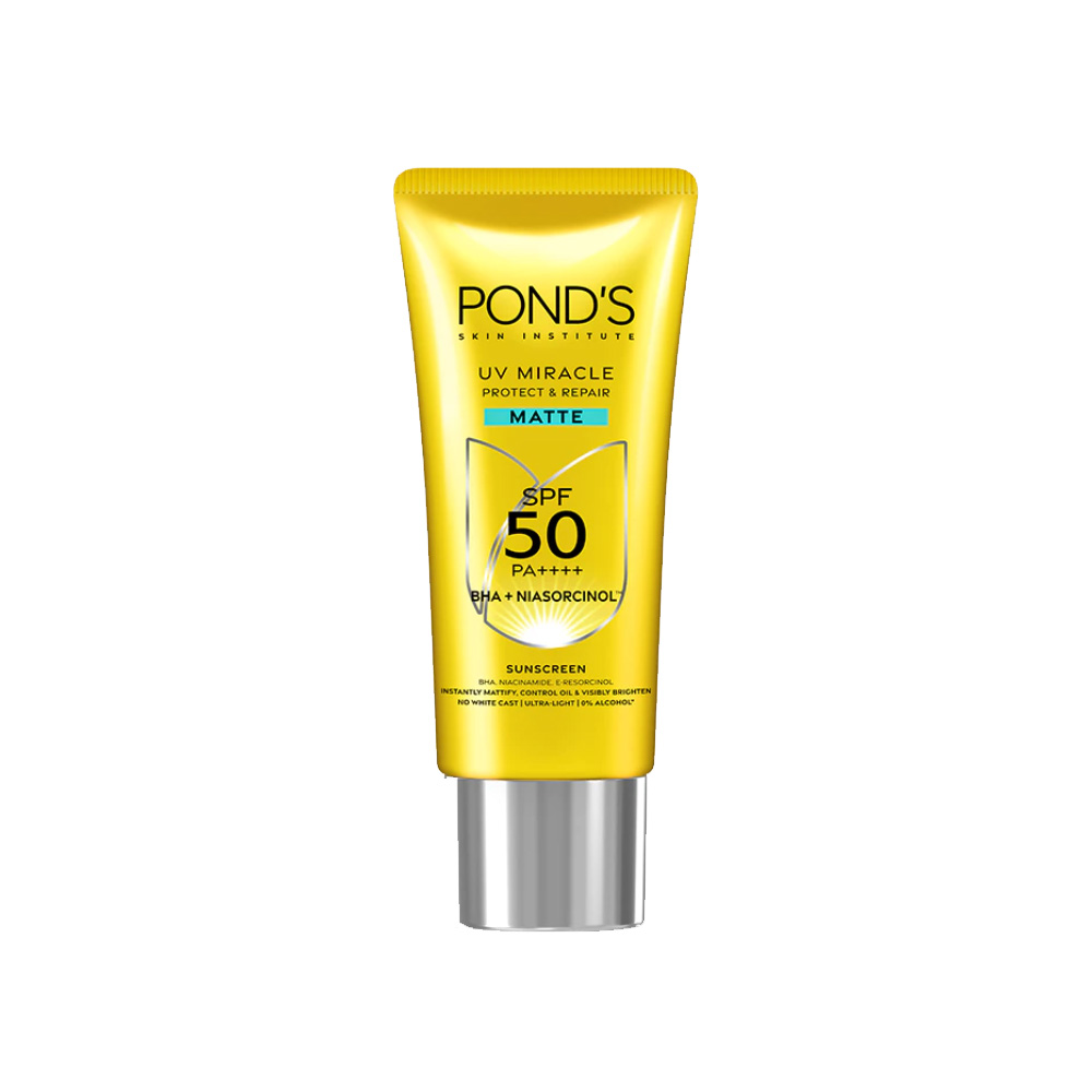 Kem chống nắng Pond's UV Miracle Protect & Repair Matte (Xanh ngọc)