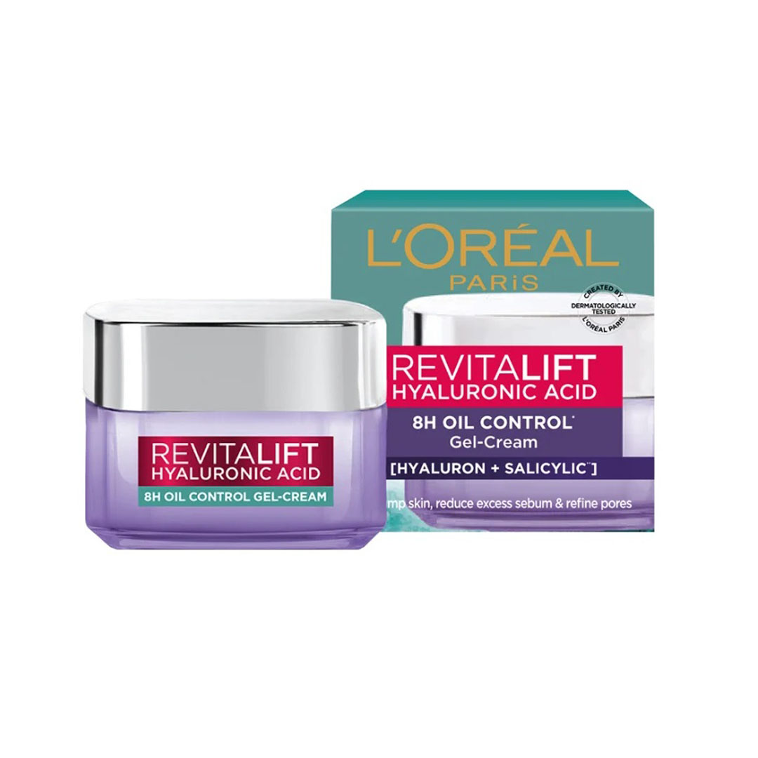 Kem dưỡng Loreal Revitalift Hyaluronic Acid 8h Oil Control Gel Cream