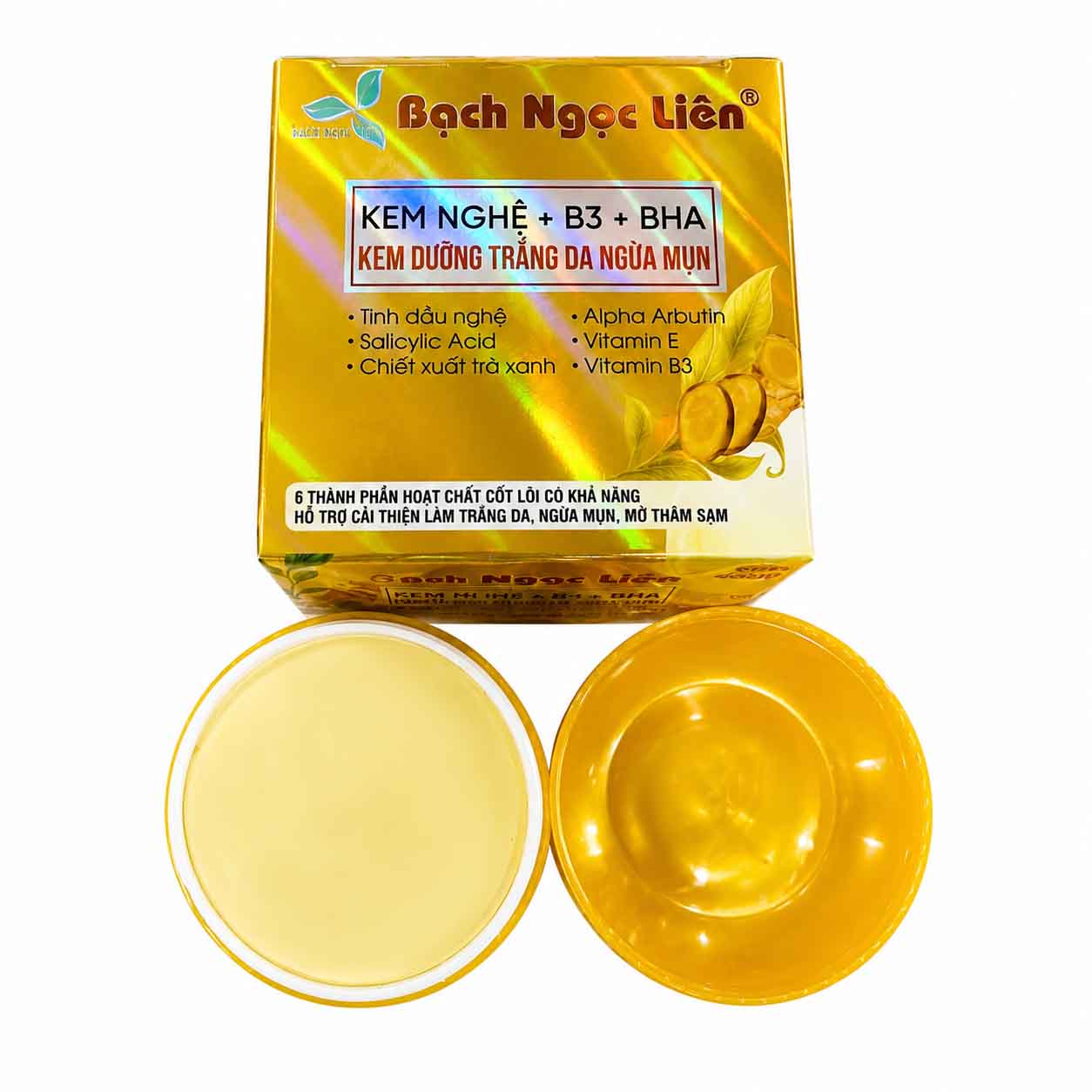 Kem nghệ Bạch Ngọc Liên mờ thâm