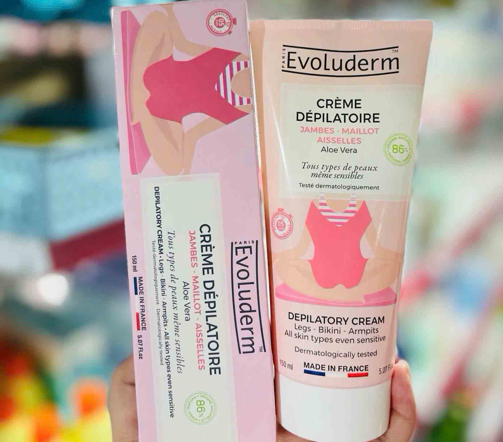 Kem tẩy lông Evoluderm