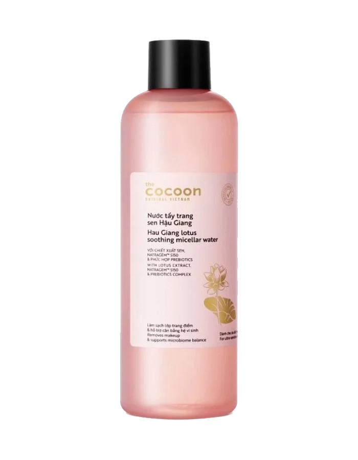 Nước tẩy trang Cocoon sen Hậu Giang Lotus Soothing Micellar Water