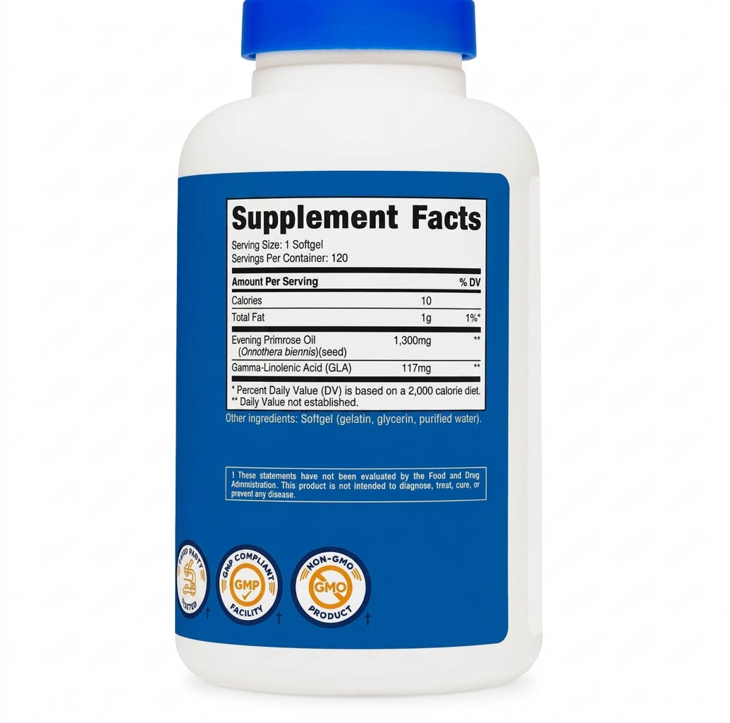 Nutricost Evening Primrose Oil 1300mg