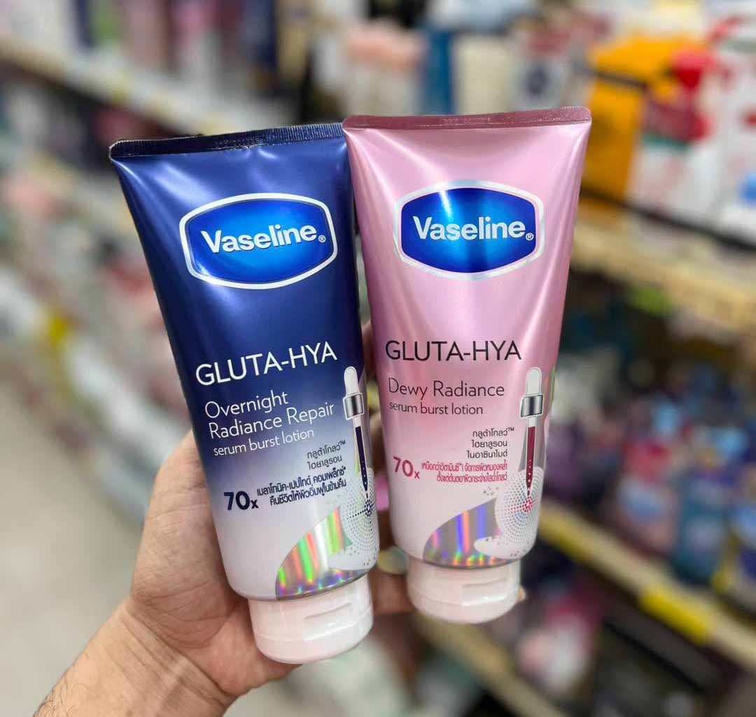 Sữa dưỡng thể Vaseline Gluta Hya 70X Serum Burst Lotion