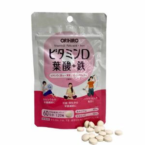 Viên uống bổ sung Vitamin D Axit Folic Sắt Orihiro