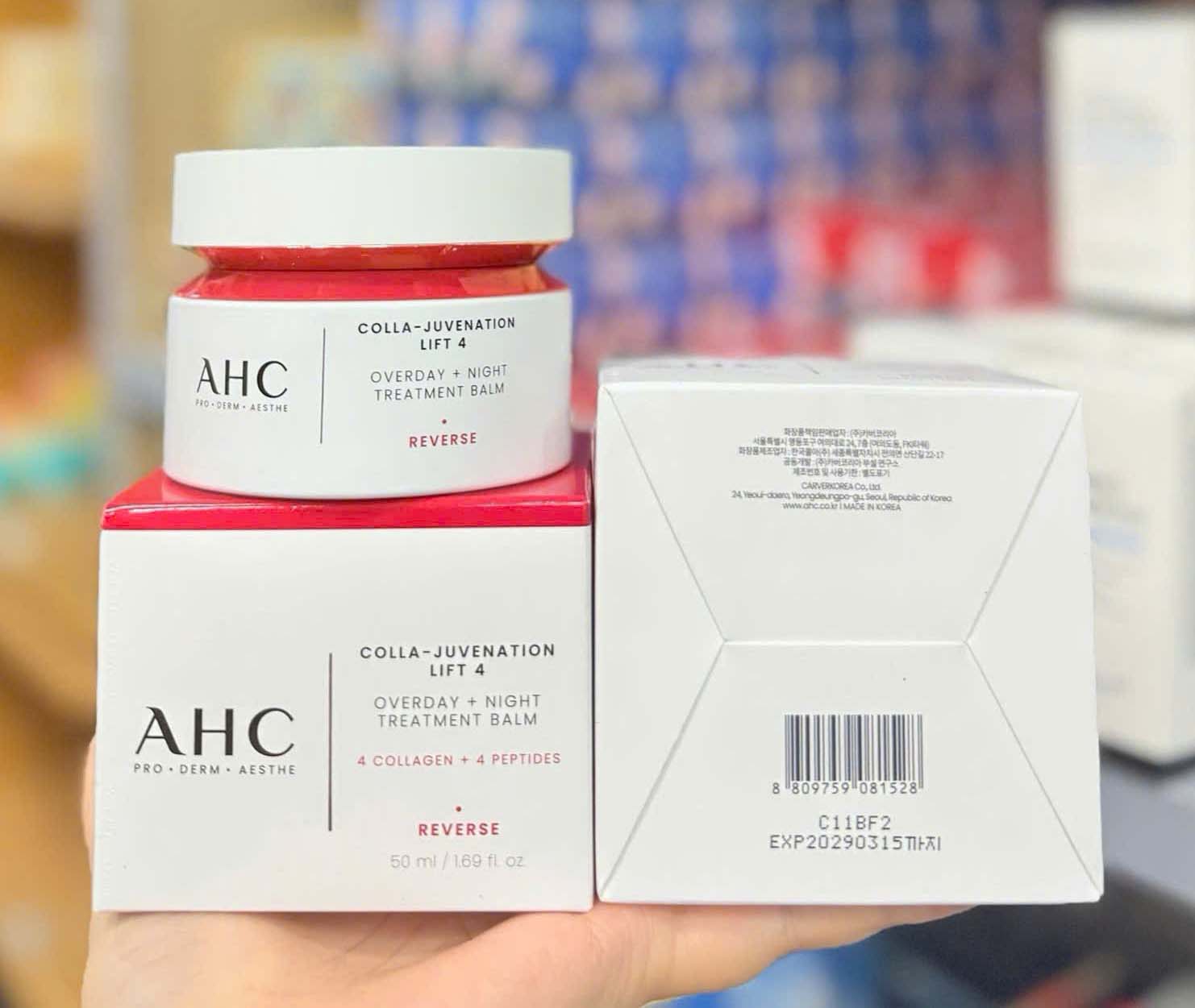 ahc colla juvenation lift 4 overday night treatment balm