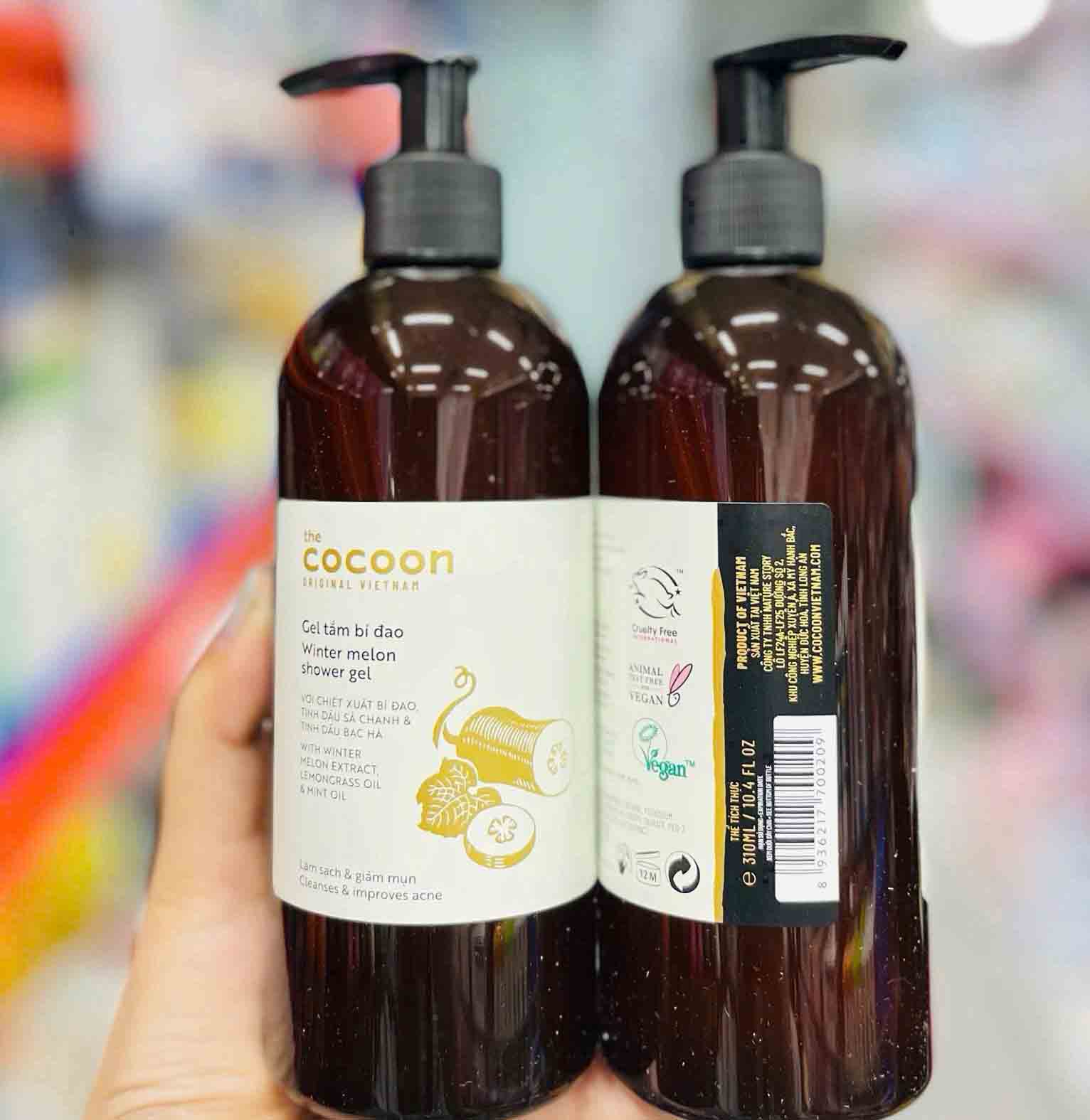 gel tắm cocoon