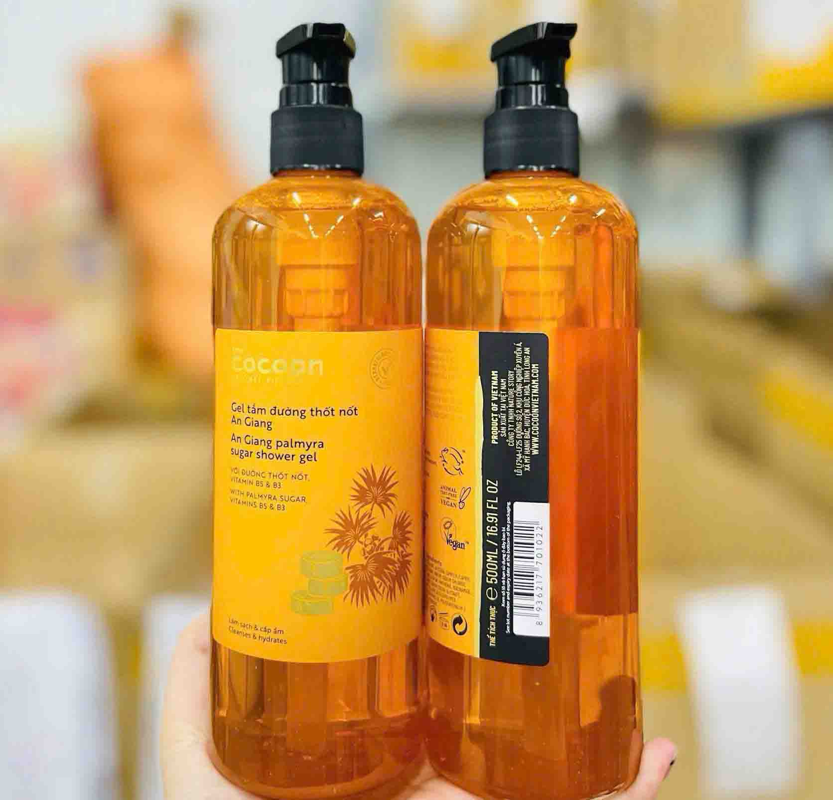 gel tắm đường thốt nốt an giang