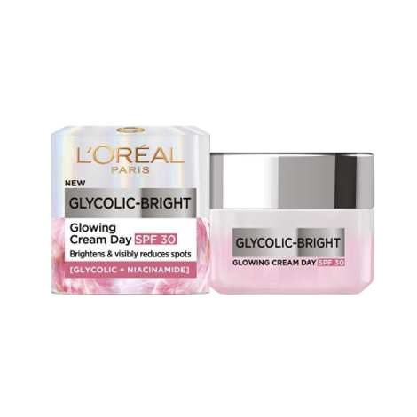 glycolic bright glowing cream day spf 30