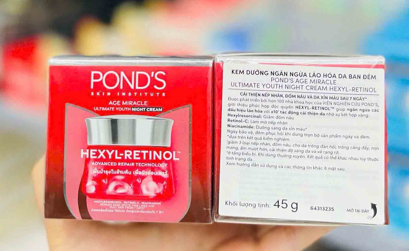 kem chống lão hóa pond's ban đêm