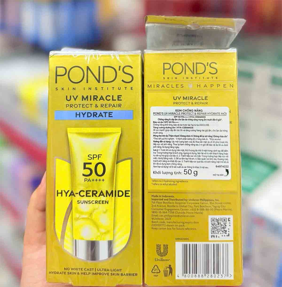 kem chống nắng pond's