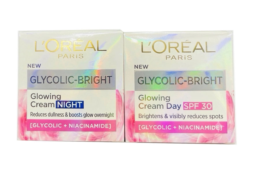 kem dưỡng l oreal glycolic bright