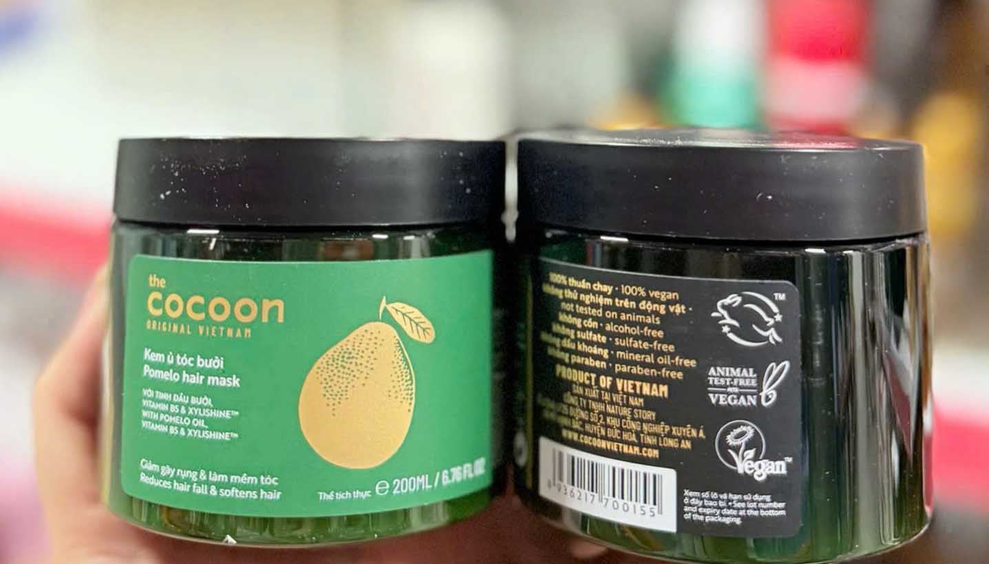 kem ủ tóc bưởi cocoon