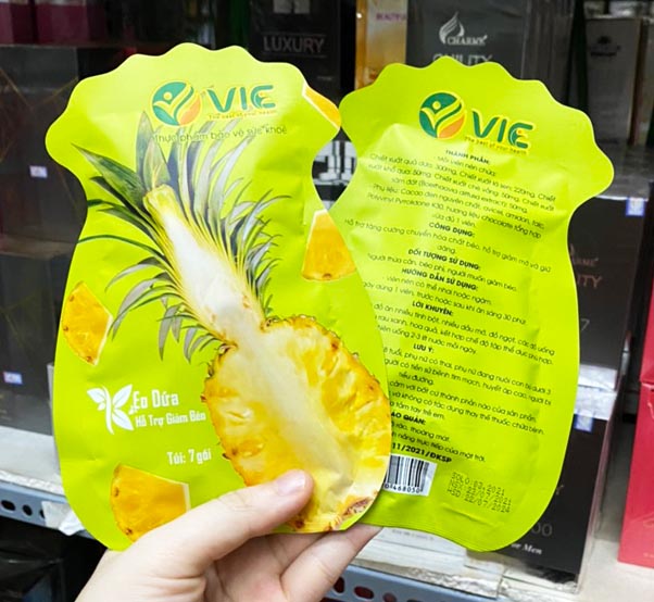 kẹo dứa giảm cân vic plus