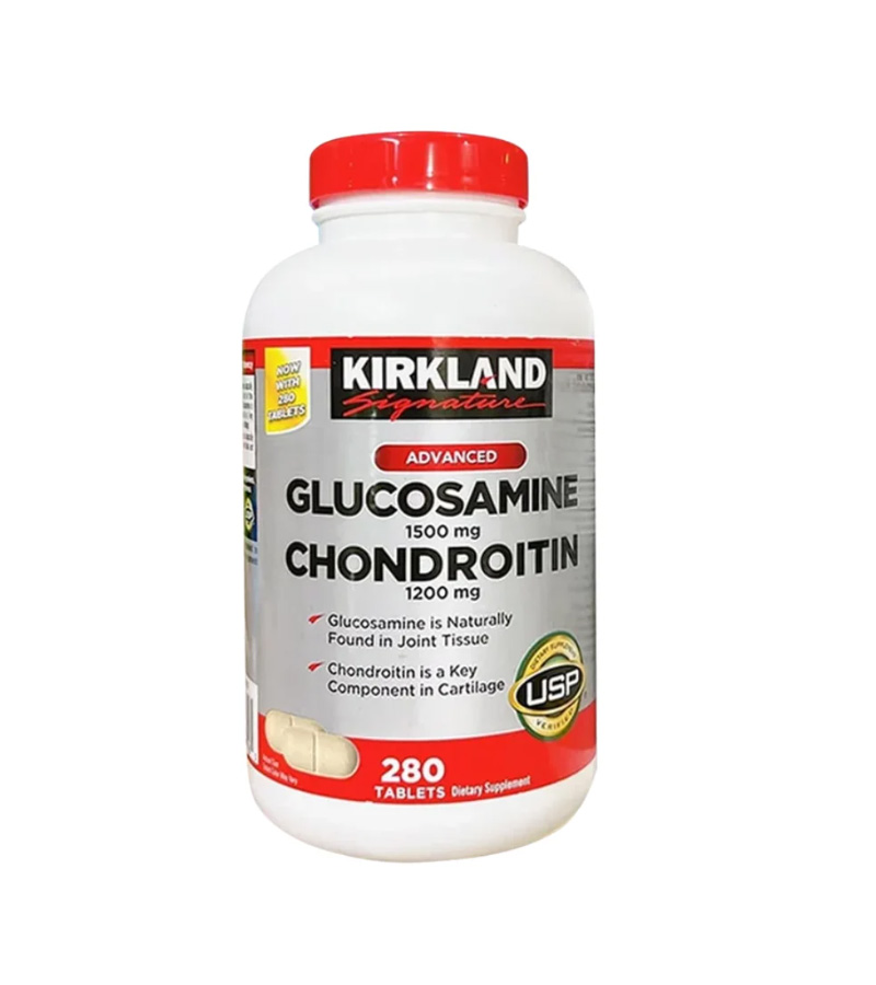 kirkland glucosamine 1500 mg chondroitin 1200mg lọ 280 viên