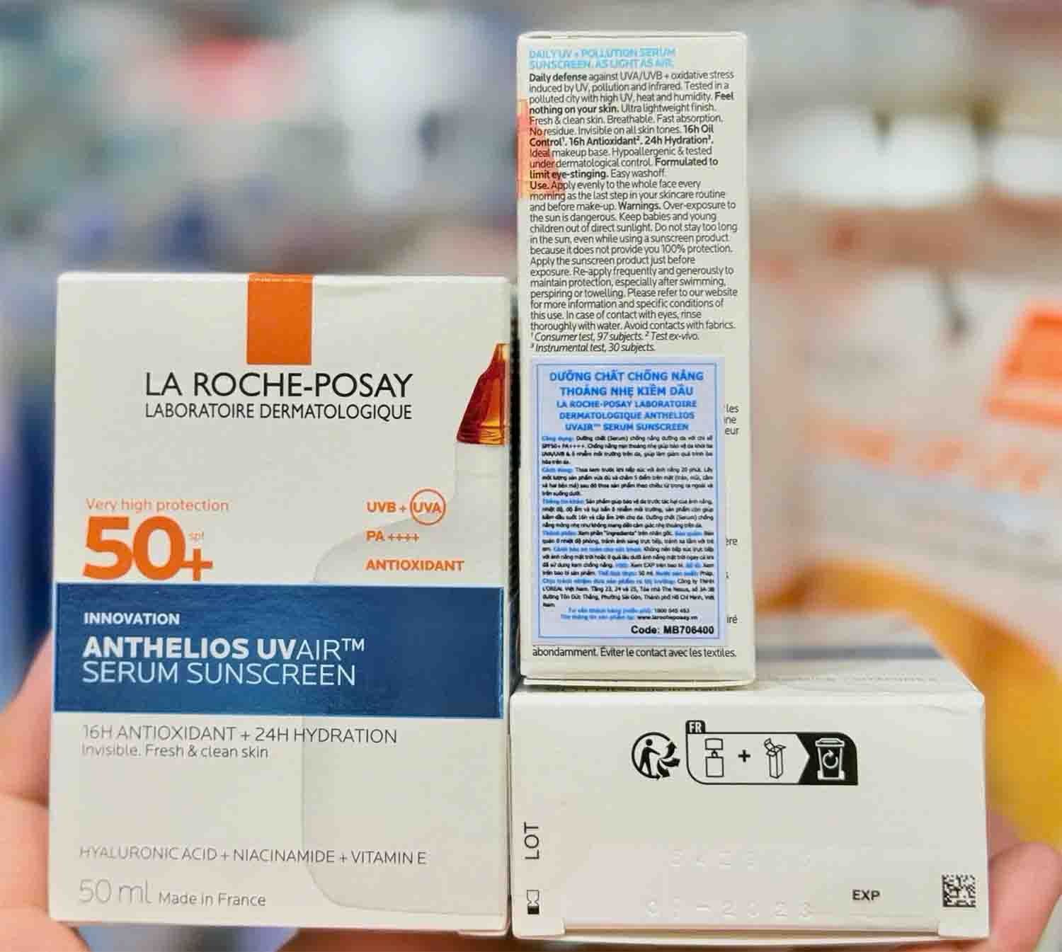 la roche posay anthelios uvair serum sunscreen