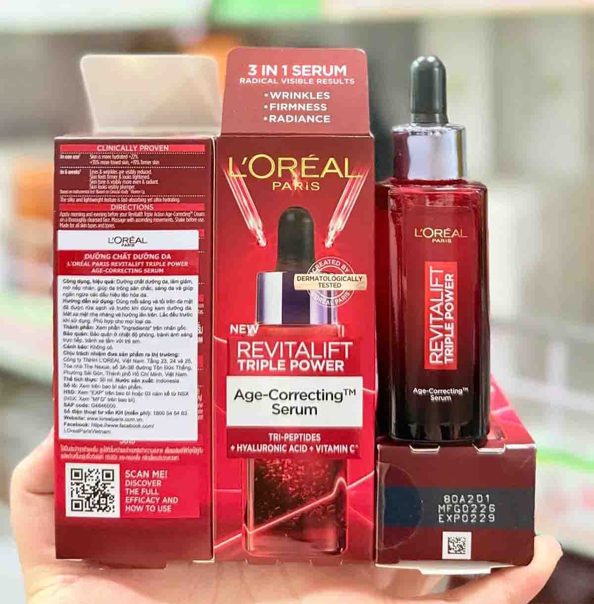 loreal revitalift triple power