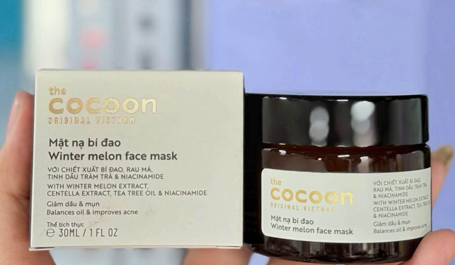 mặt nạ bí đao cocoon