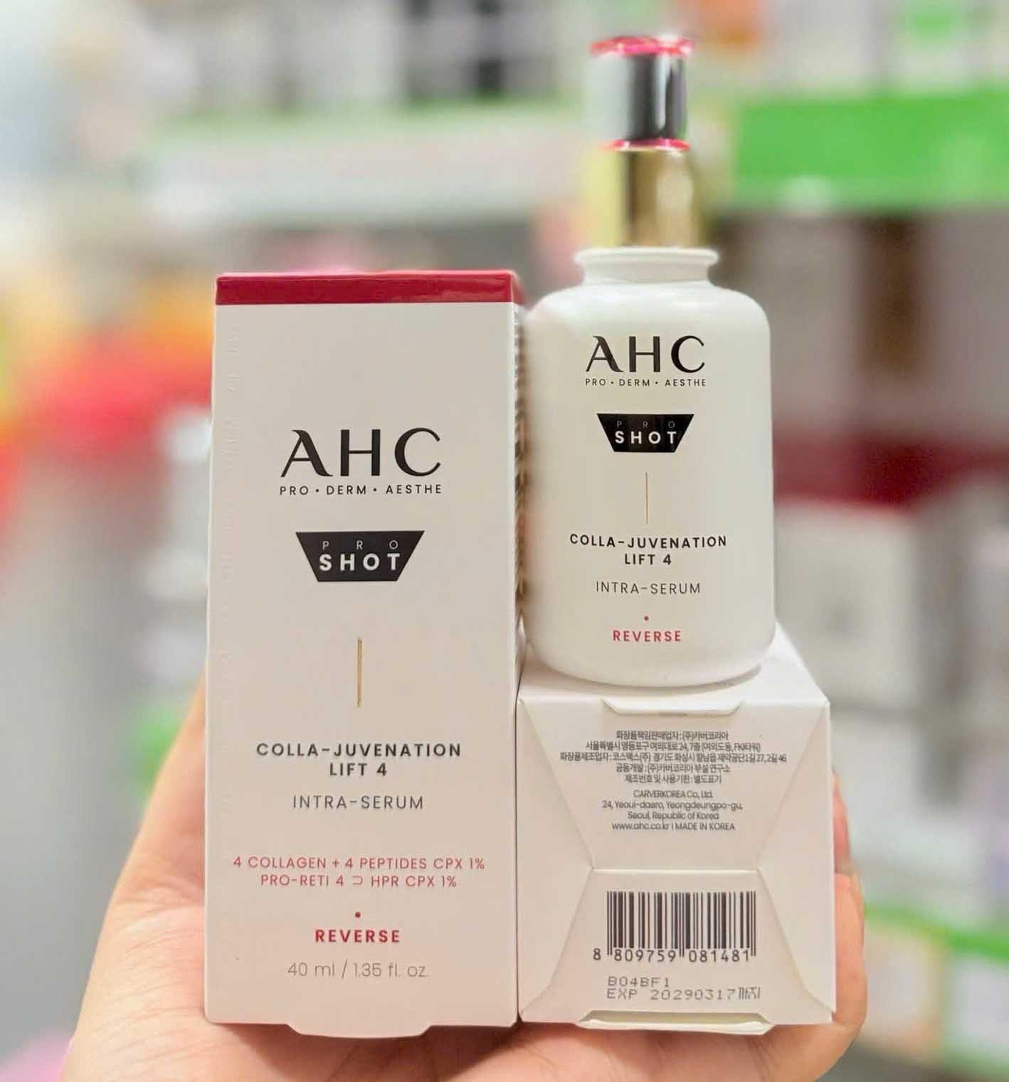 serum ahc màu trắng