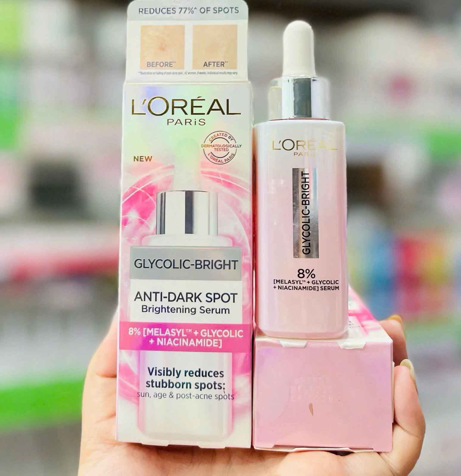 serum l oreal glycolic bright