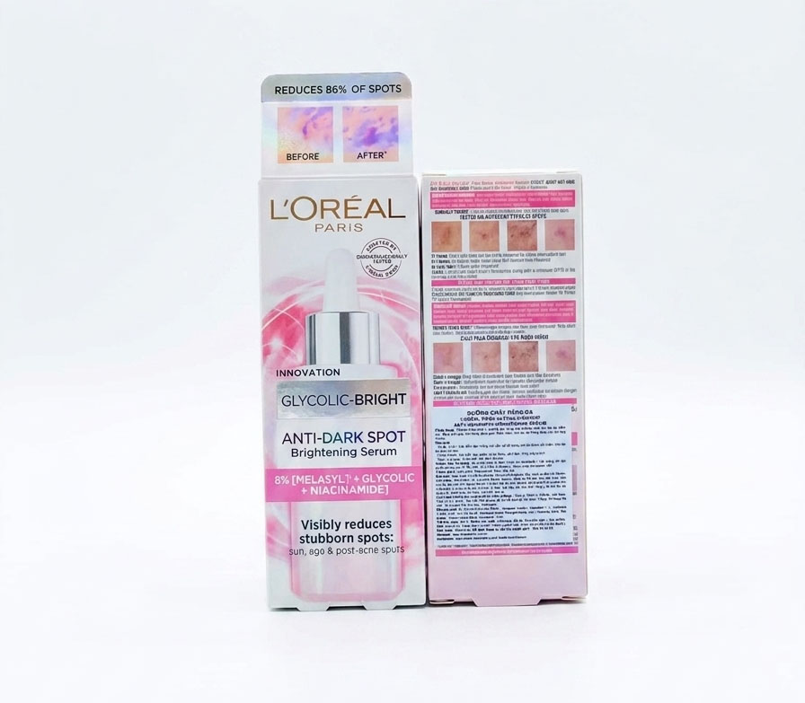 serum loreal glycolic bright