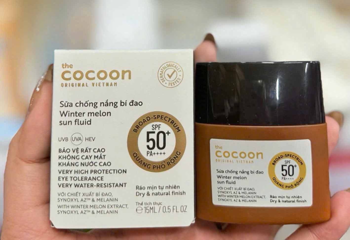 sữa chống nắng bí đao cocoon