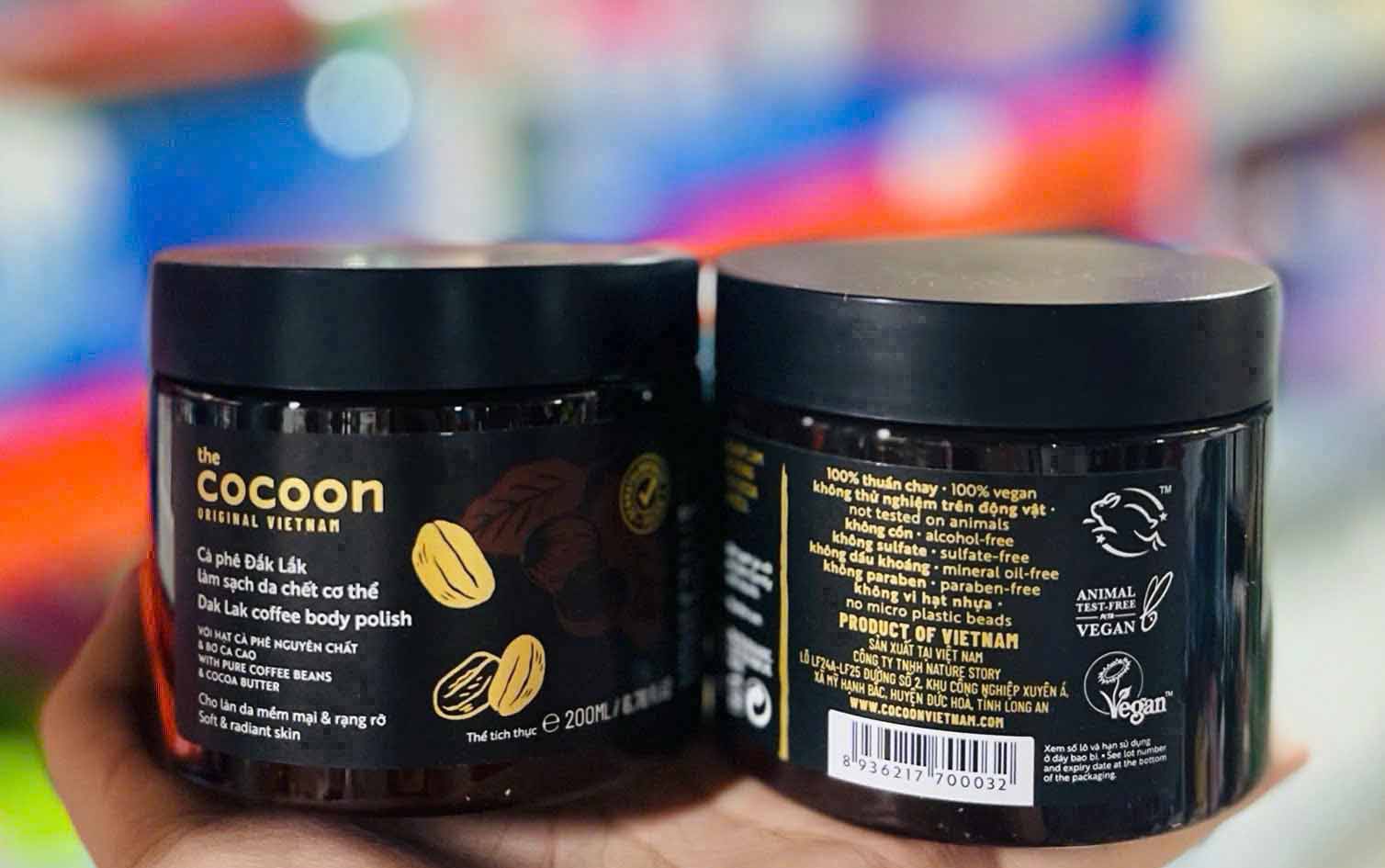 tẩy tế bào chết body cocoon