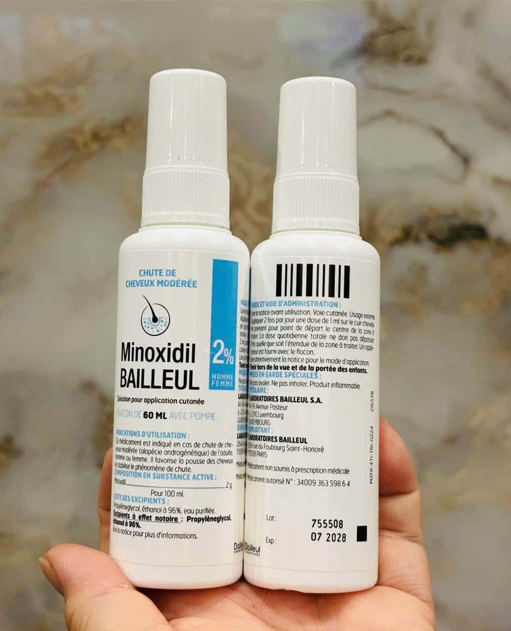 xịt mọc tóc minoxidil 2