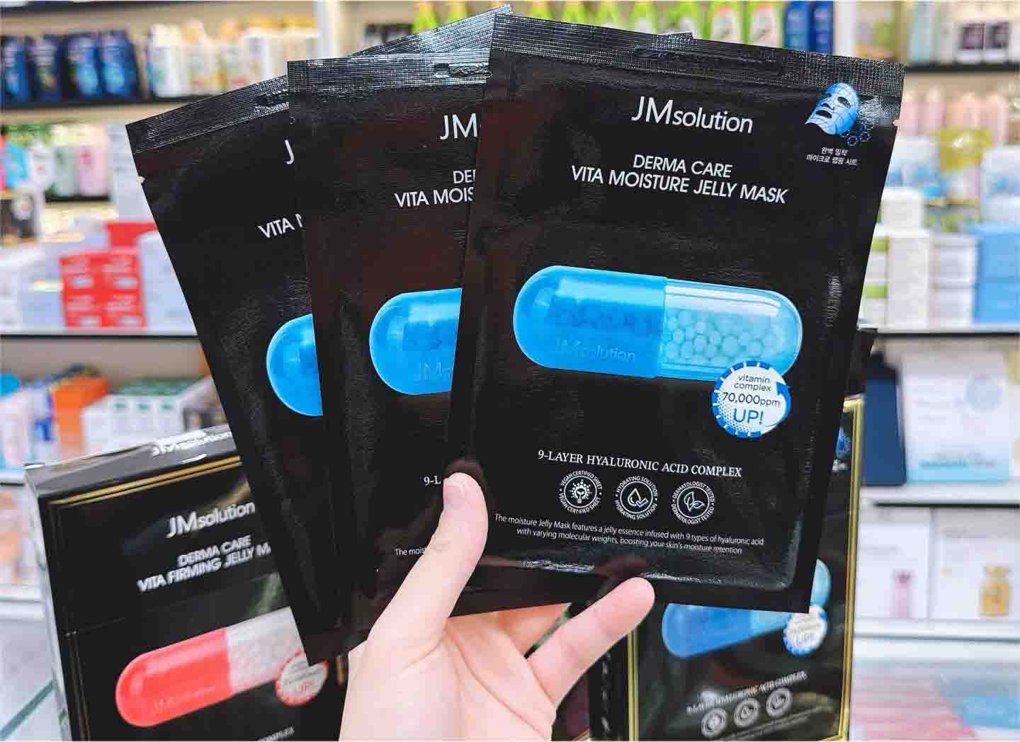 JMsolution Derma Care Vita Jelly Mask Moisture màu xanh dương