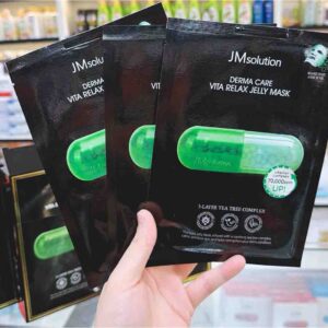 JMsolution Derma Care Vita Jelly Mask Relax màu xanh lá