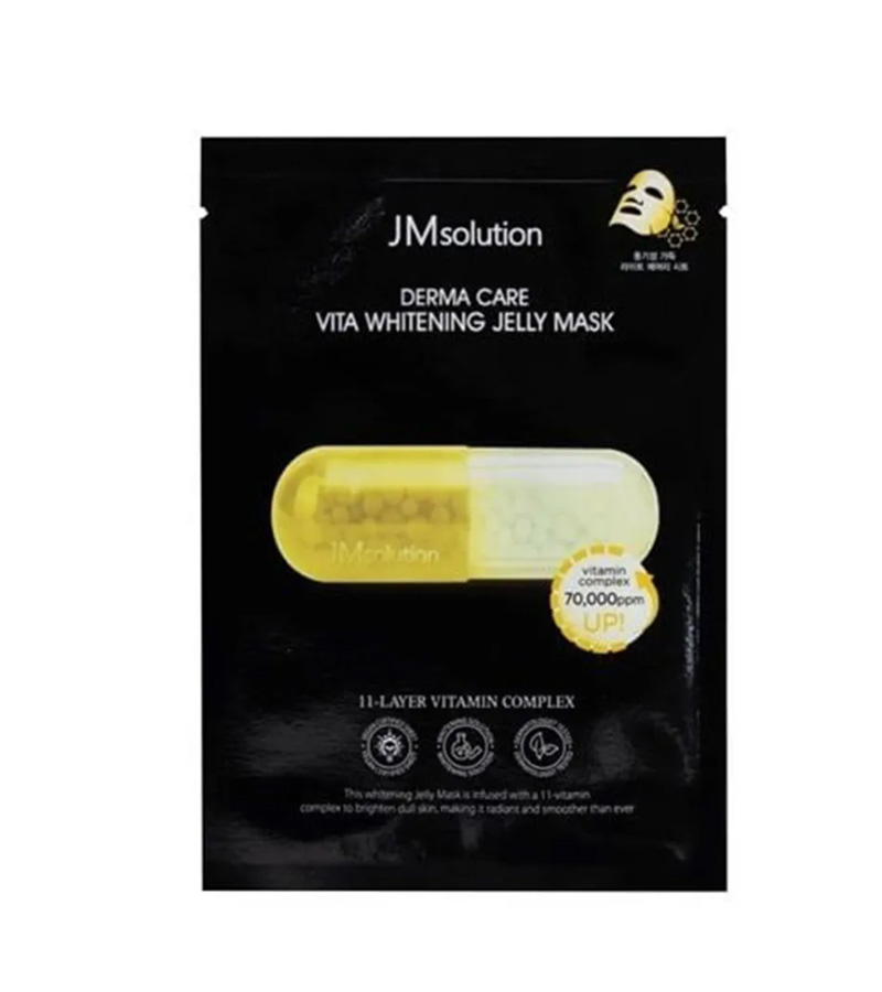 JMsolution Derma Care Vita Jelly Mask Whitening màu vàng