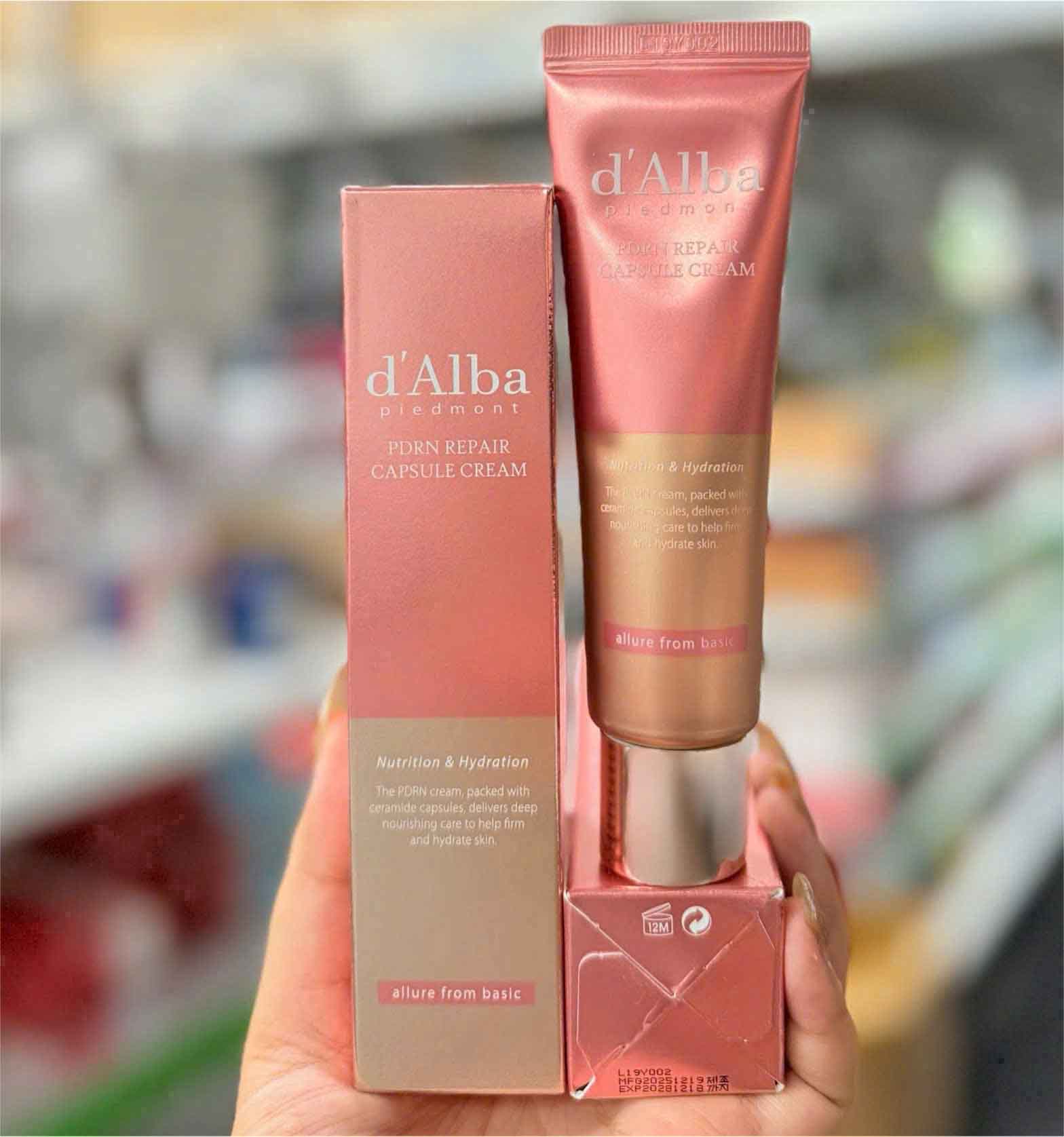 Kem dưỡng phục hồi da D Alba PDRN Repair Capsule Cream