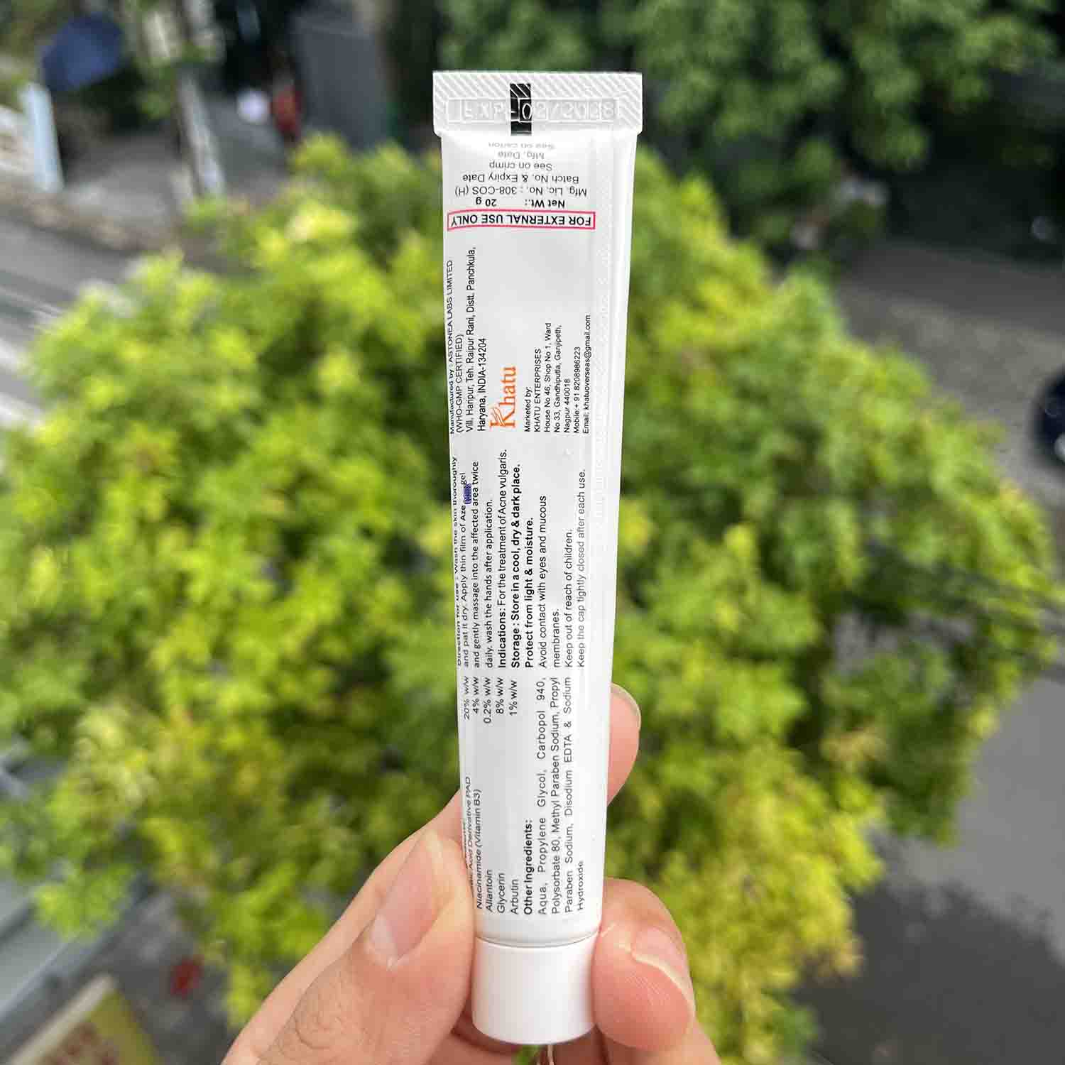 Kem hỗ trợ giảm mụn Azemix Gel
