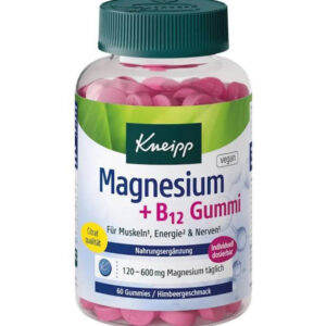 Kẻo dẹo Kneipp Magnesium B12 Gummi bổ sung năng lượng