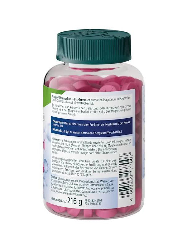Kneipp Magnesium B12 Gummi