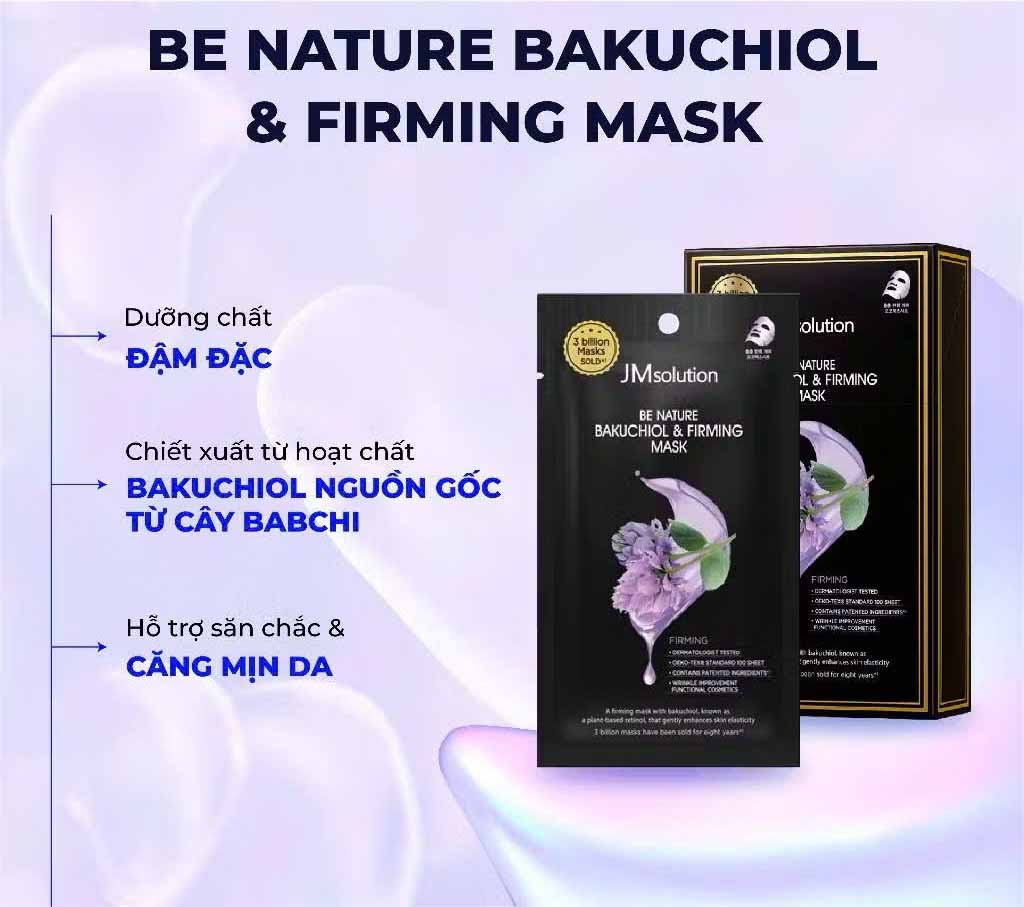 Mặt nạ JM Solution Be Nature Bakuchiol & Firming Mask