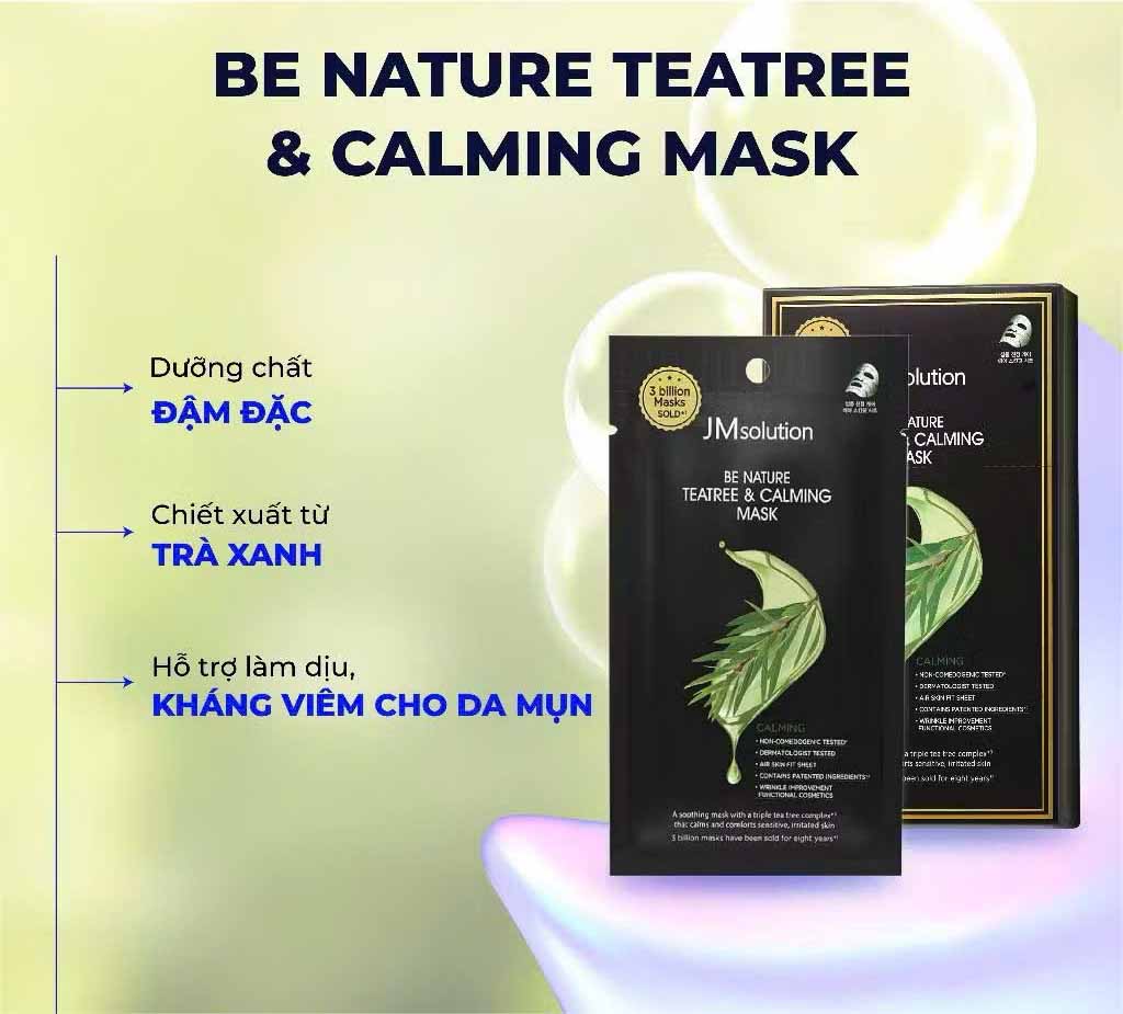 Mặt nạ JM Solution Be Nature Teatree & Calming Mask