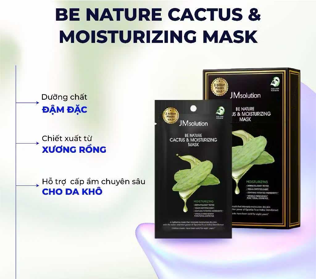 Mặt nạ JM Solution Cactus & Moisturizing Mask