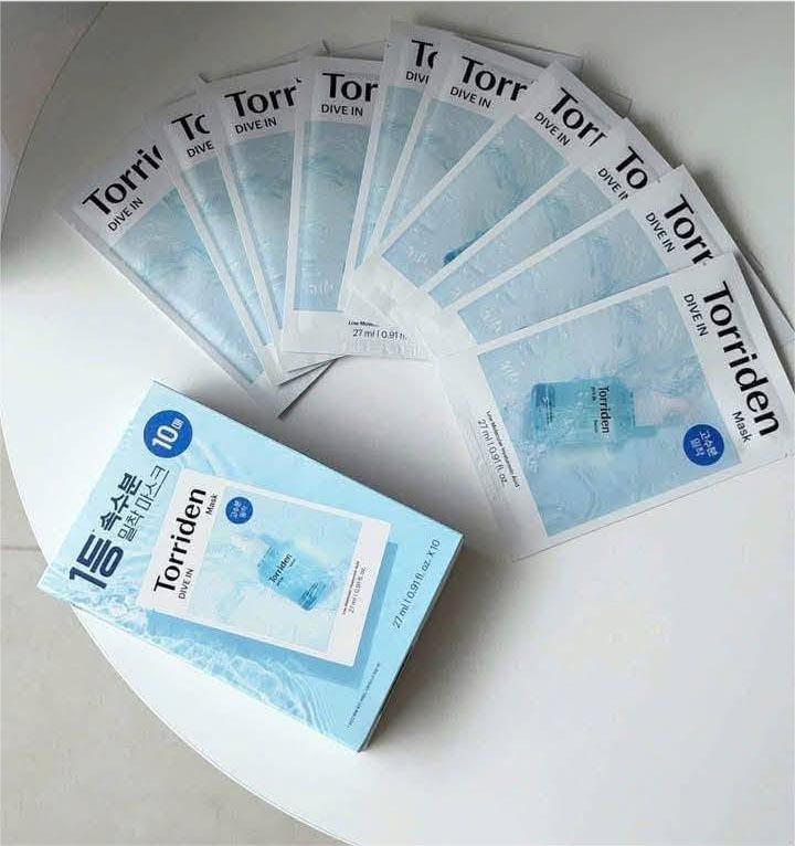 Mặt nạ Torriden xanh dương Dive In Hyaluronic Acid Mask