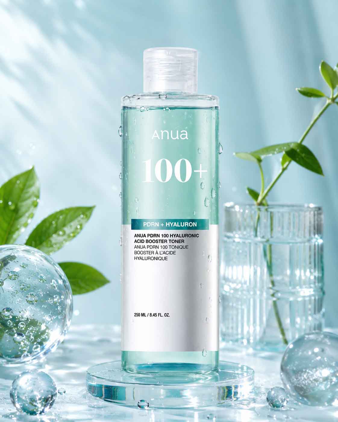 Nước hoa hồng Anua PDRN 100 Hyaluronic Acid Booster Toner