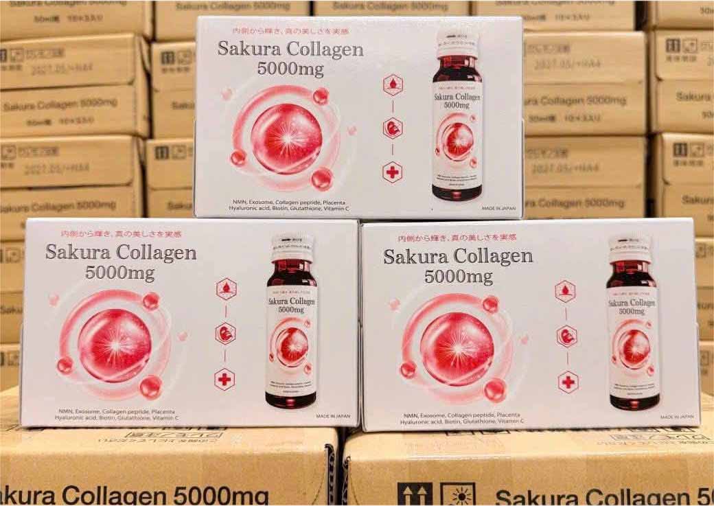 Nước uống Sakura Collagen 5000mg