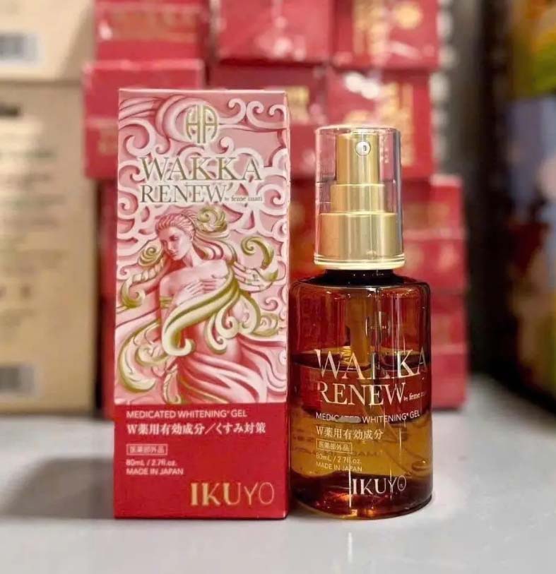 Serum dưỡng trắng mờ thâm Wakka Renew Ikuyo