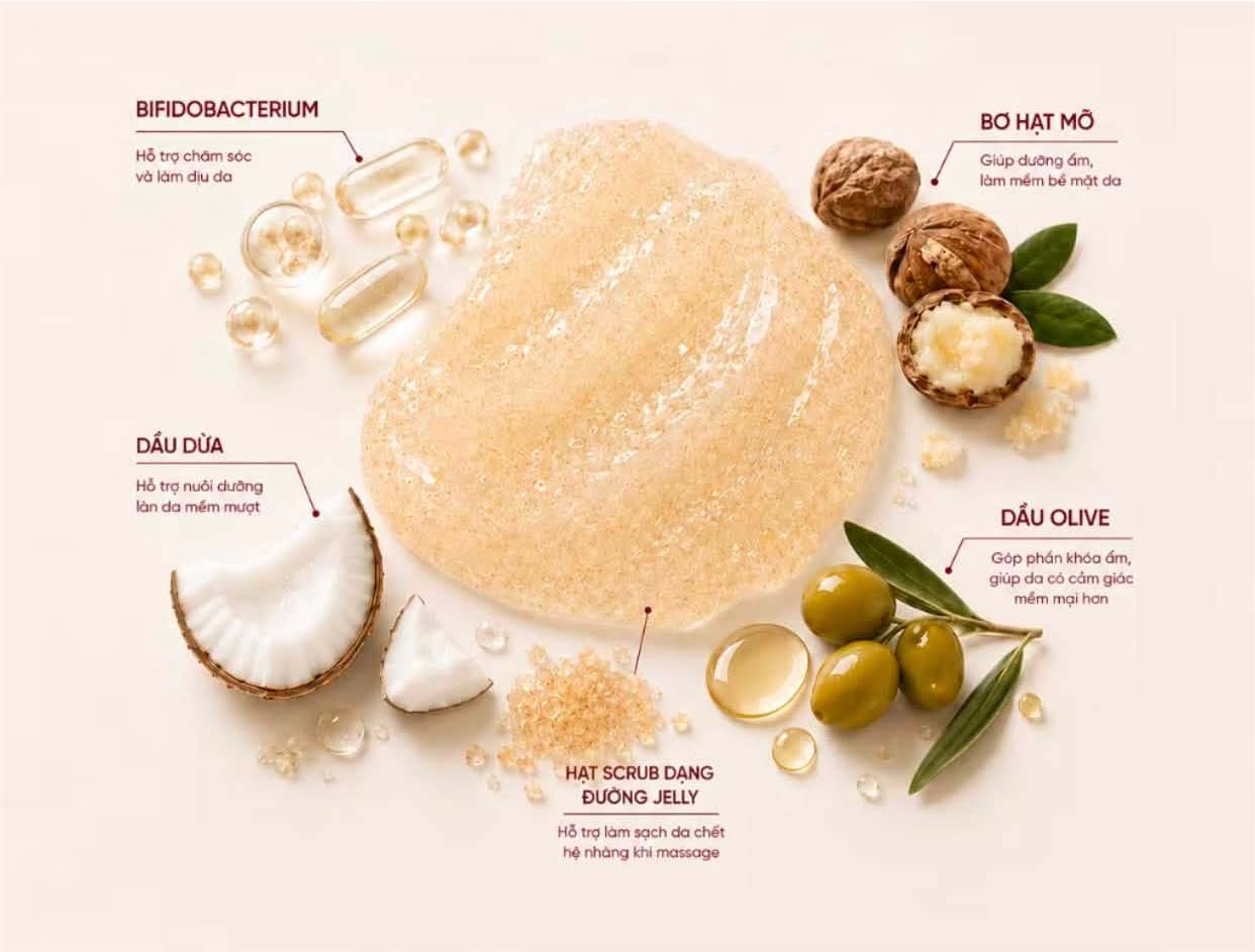 Tẩy tế bào chết Tiela Hàn Quốc