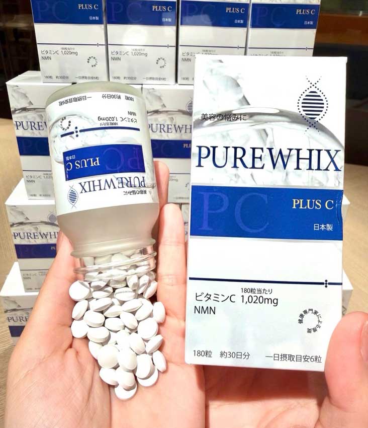 Viên hỗ trợ trắng da Purewhix Plus C Hayari