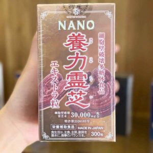 Viên nấm linh chi đỏ Nichiei Bussan Nano Nourishing Reishi 300 viên