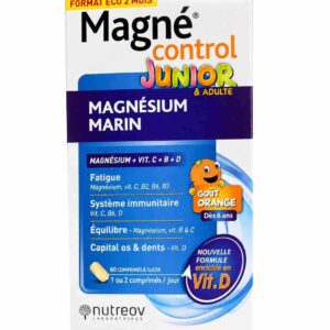 Viên ngậm Nutreov Magne Control Junior Magnesium Marin Pháp