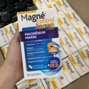 Viên ngậm Nutreov Magne Control Junior Magnesium Marin Vitamin D