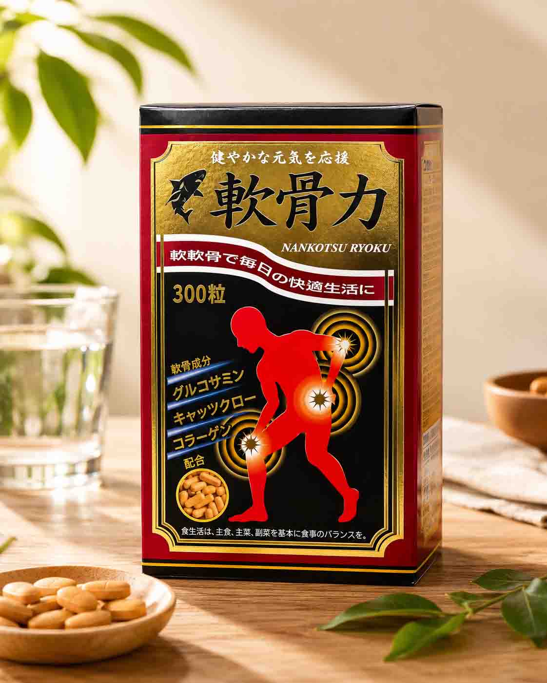 Viên uống hỗ trợ xương khớp Nankotsu Ryoku 300 viên
