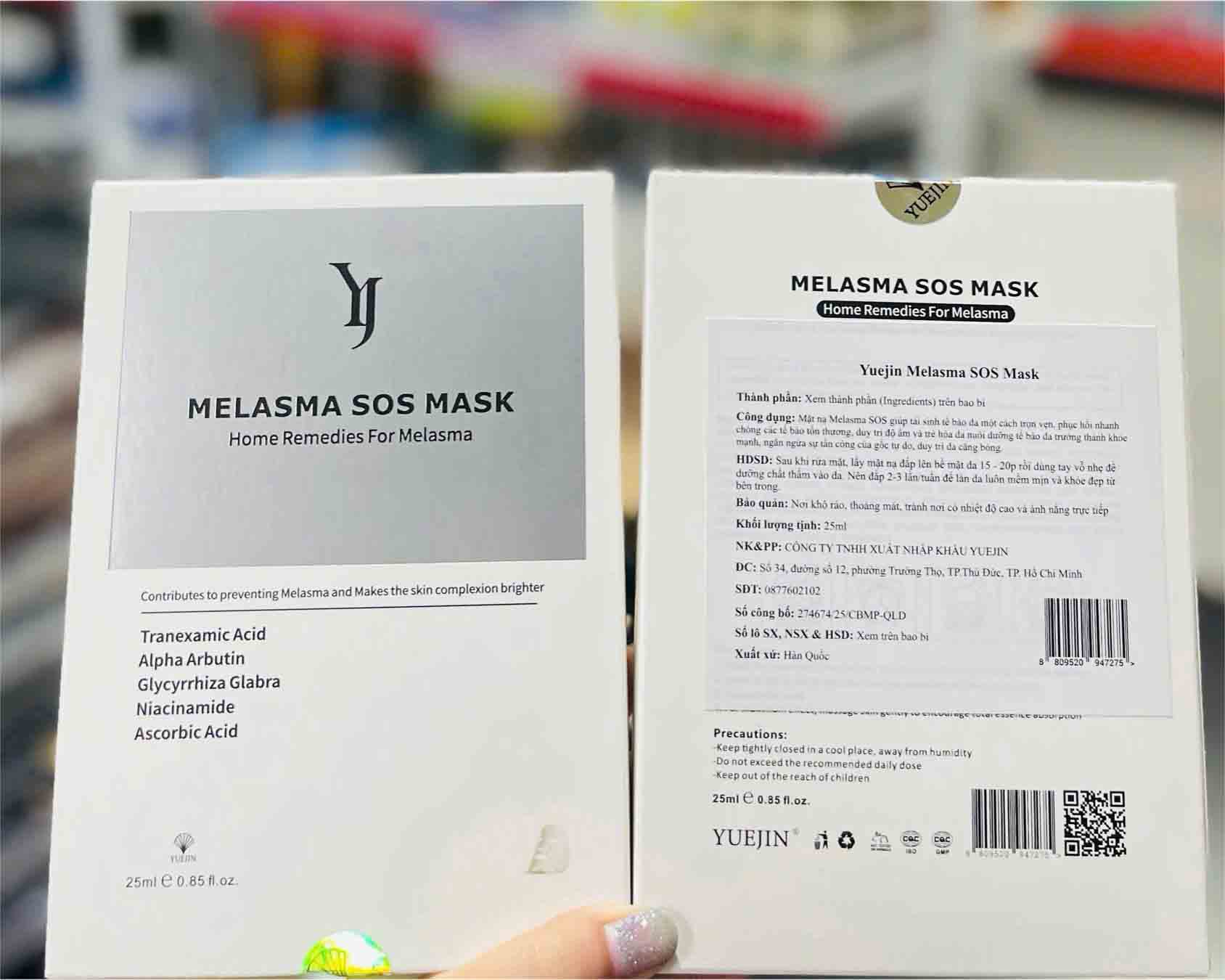 Yuejin Melasma SOS Mask