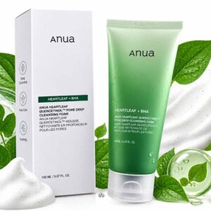 anua heartleaf quercetinol pore deep cleansing foam