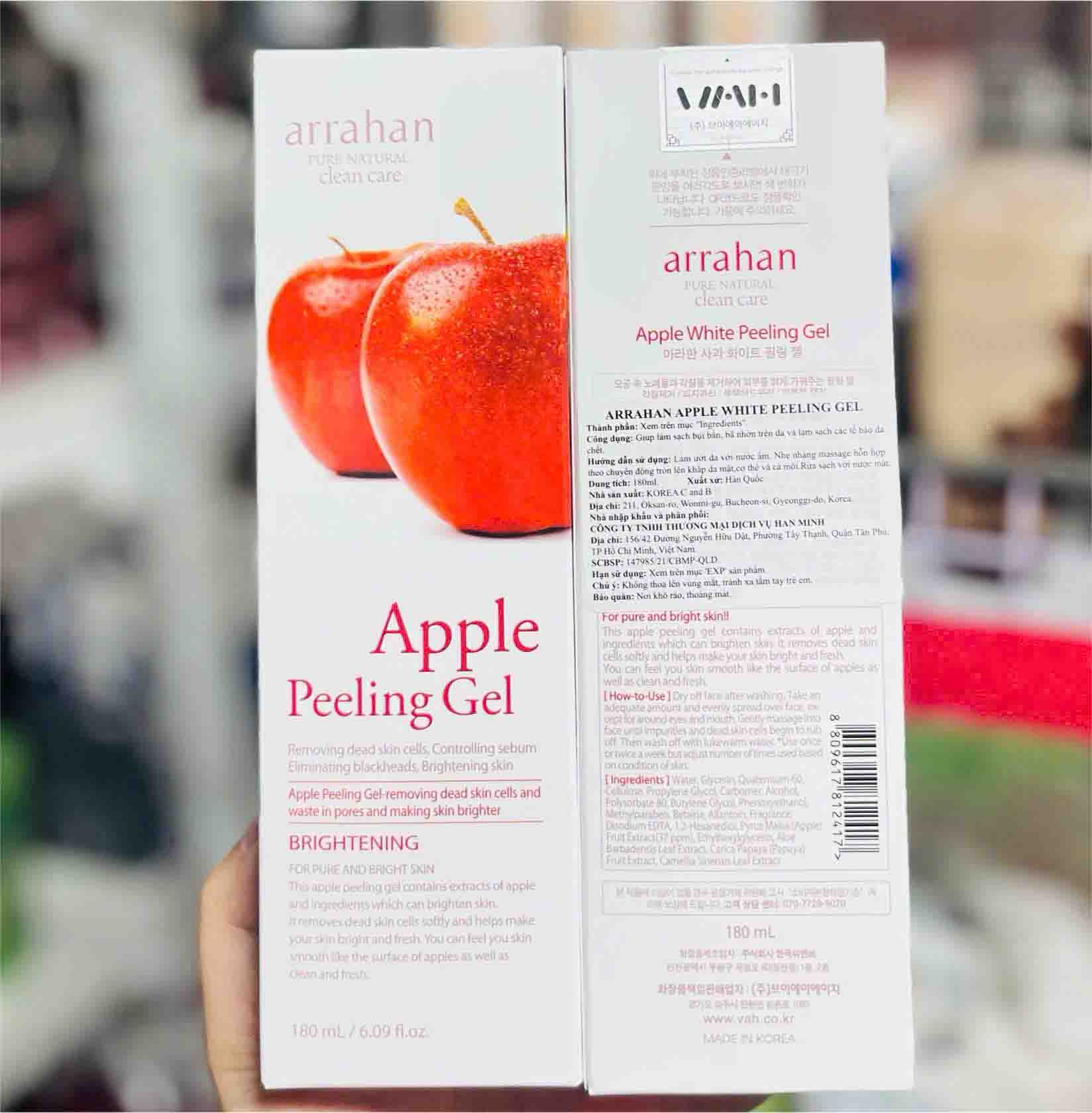 arrahan apple peeling gel